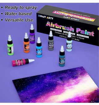 HOMY ARTY Pintura Aerógrafo 30 Colores