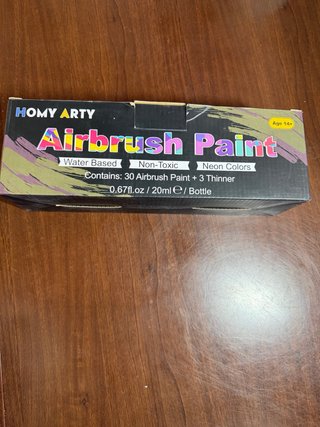 HOMY ARTY Pintura Aerógrafo 30 Colores