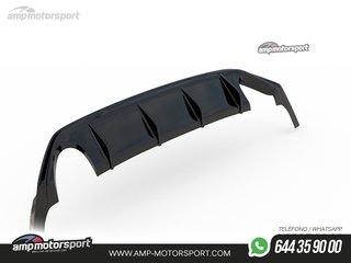 DIFUSOR TRASERO FORD FOCUS ST / ST-LINE MK4 2018-- NEGRO BRILLO