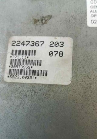 Centralita motor uce 0281001427 opel omega 287774