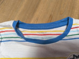 Lote 2 Camisetas Manga Corta Rayas y Dibujo