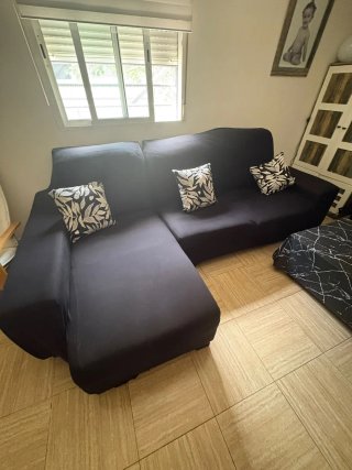 Si te lo llevas hoy Sofá Chaiselongue Tela Naranja