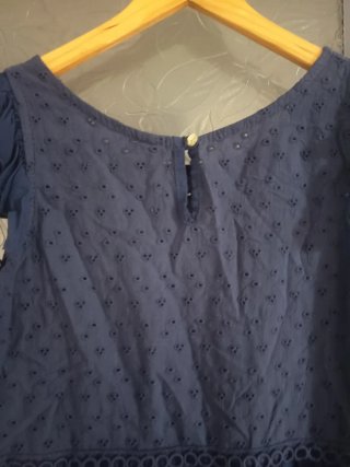 Camiseta azul My Style bordada