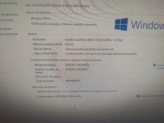 Ordenador completo con pantalla teclado y raton