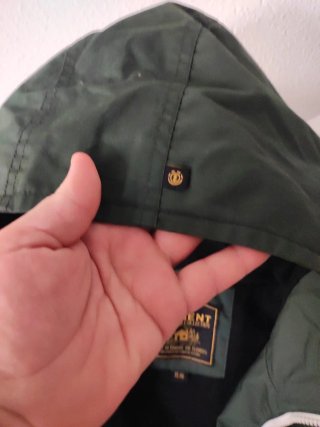 Chaqueta impermeable Element verde Talla XL