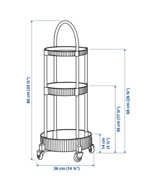 Carrito auxiliar Ikea