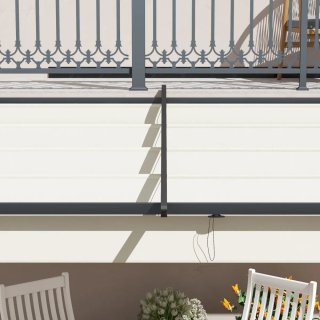 Pérgola 3x3m Techo Retráctil Beige/Negro