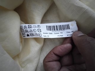 Camisa Massimo Dutti Beige Talla XL