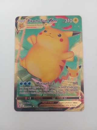 Carta Pokémon Pikachu Surf VMAX 310 PS