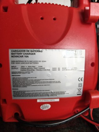 Cargador Batería Solter NovaCar Automatic 16A