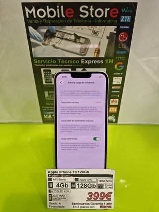 Apple iPhone 13 128GB Rosa Seminuevo