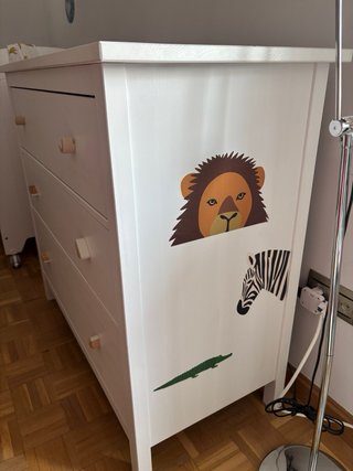 Comò Ikea Hemnes 3 cassetti