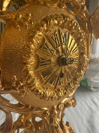 Reloj Francés Bronce y Mármol