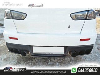 AÑADIDO DE DIFUSOR MITSUBISHI LANCER EVO X 2007-2015 LOOK CARBONO
