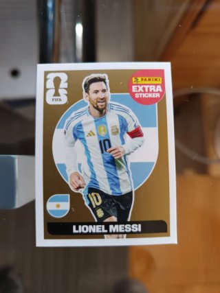 Cromo Messi Extra Sticker Panini Mundial 2026