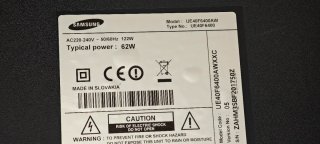 Despiece TV Samsung 3D UE40F6400AW