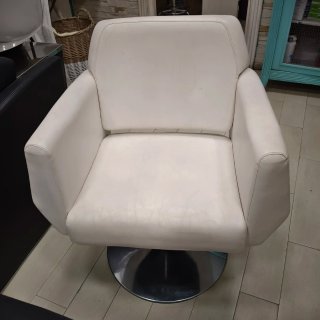 Sillón peluqueria blanco