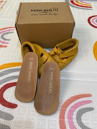 Sandalias Minishuu bebé piel