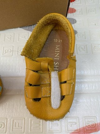 Sandalias Minishuu bebé piel