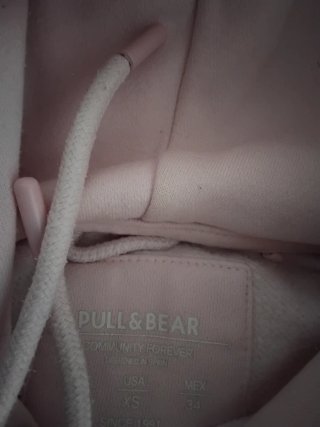 Sudadera rosa talla XS