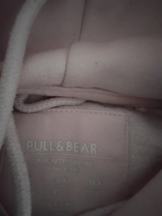 Sudadera rosa talla XS