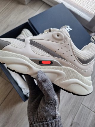Scarpe B22 Sneakers Bianche Grigie
