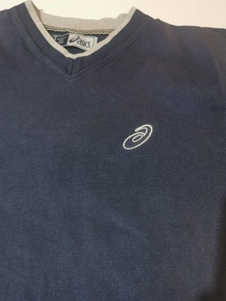 T-shirt Asics Court Uomo Blu Navy tg. M mod. Y2K