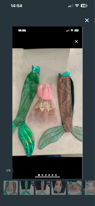 Lote Vestidos Barbies y Muñecas Disney