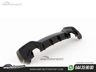 DIFUSOR TRASERO BMW 1 F20/F21 2011-2015 NEGRO MATE