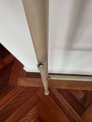 Cabecero Cama 90cm Flores Blanco Envejecido