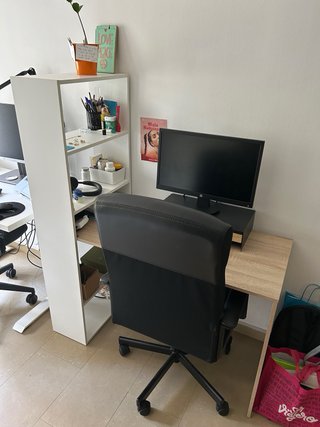 Silla de oficina Ikea Millberget Negra