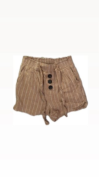 Shorts Stradivarius rayas botones