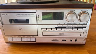 Jorlai Tocadiscos CD Cassette Radio USB SD