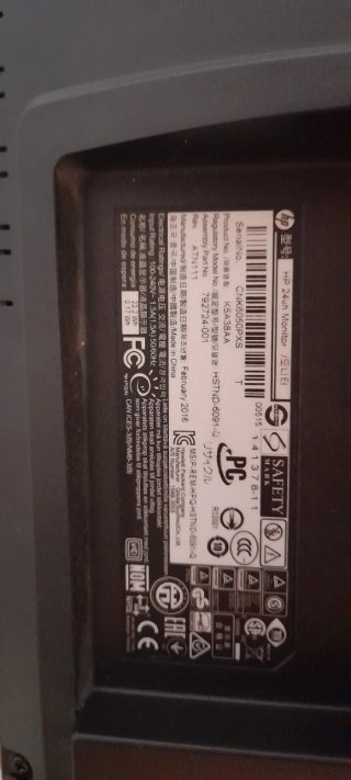 Monitor HP 24uh Full HD 1920x1080