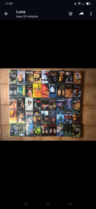 Vendo Lote Cintas VHS, lote completo, no envío.