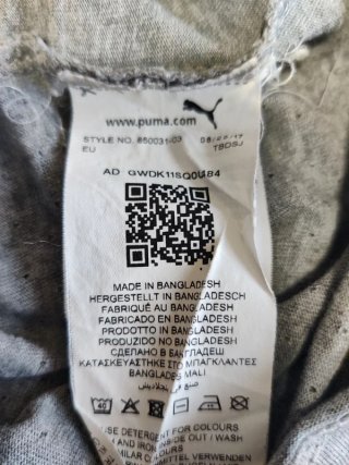 T-shirt Puma Original Sportswear grigia - tg S