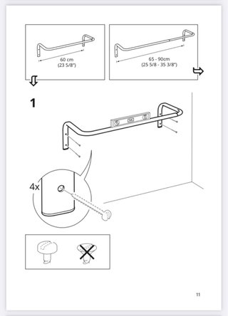 Ikea Mulig dos Percheros Blancos por separado 8€