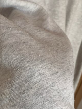 Sudadera Bershka gris capucha cremallera