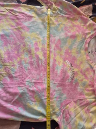Camiseta Hollister Tie-Dye Manga Larga Talla XS