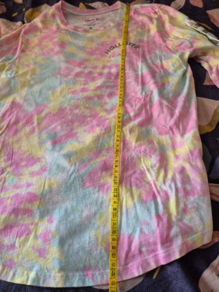 Camiseta Hollister Tie-Dye Manga Larga Talla XS