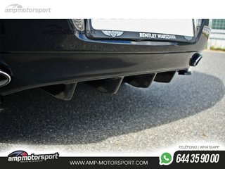 DIFUSOR TRASERO BENTLEY CONTINENTAL GT 2009-2012 NEGRO BRILLO