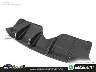 DIFUSOR TRASERO BENTLEY CONTINENTAL GT 2009-2012 NEGRO BRILLO