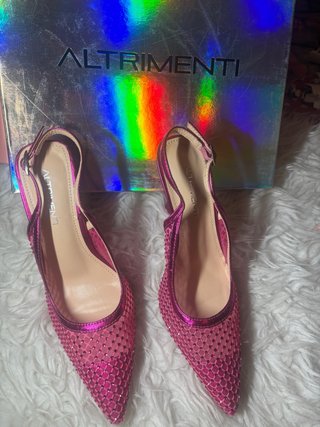 Sandalias tacón ALTRIMENTI rosa