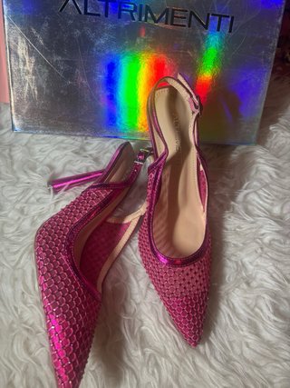 Sandalias tacón ALTRIMENTI rosa