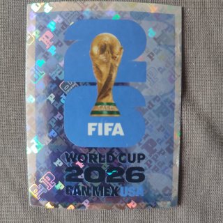 Cromo Panini FWC8 Azul 2026 México USA Canadá