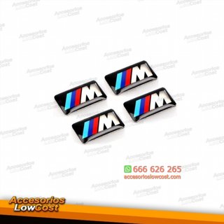 PACK DE 4 PEGATINAS M PARA BMW