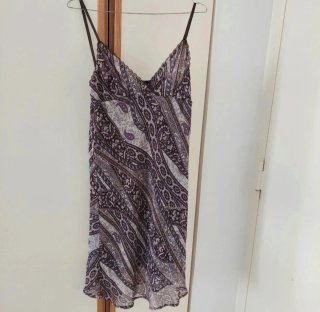 Abito sottoveste stampa paisley taglia unica