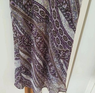 Abito sottoveste stampa paisley taglia unica