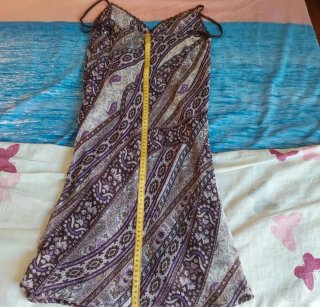 Abito sottoveste stampa paisley taglia unica