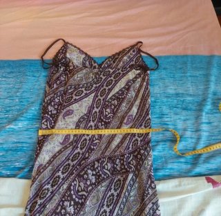 Abito sottoveste stampa paisley taglia unica